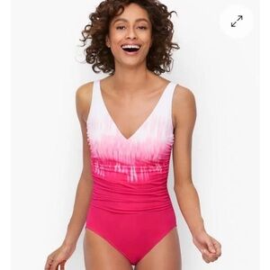 Miraclesuit Blockbuster Dip Dye One Piece Size 14 Like New